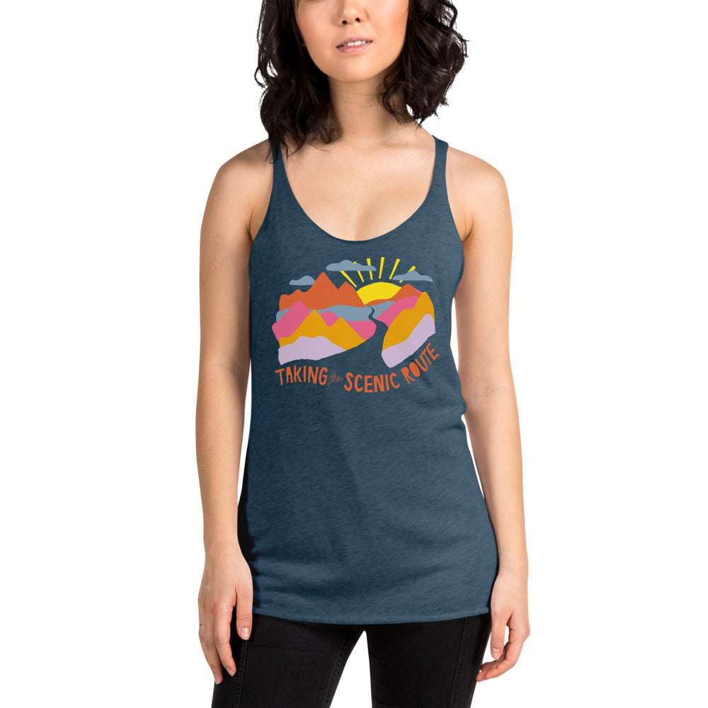 Taking The Scenic Route — Racerback Tank