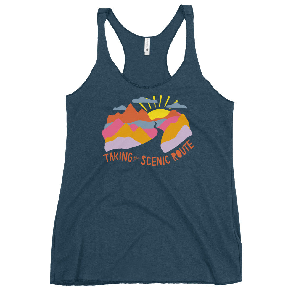 Taking The Scenic Route — Racerback Tank