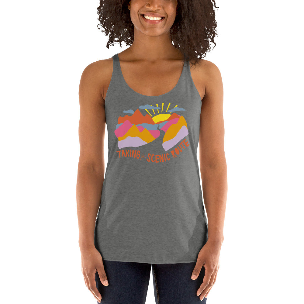 Taking The Scenic Route — Racerback Tank