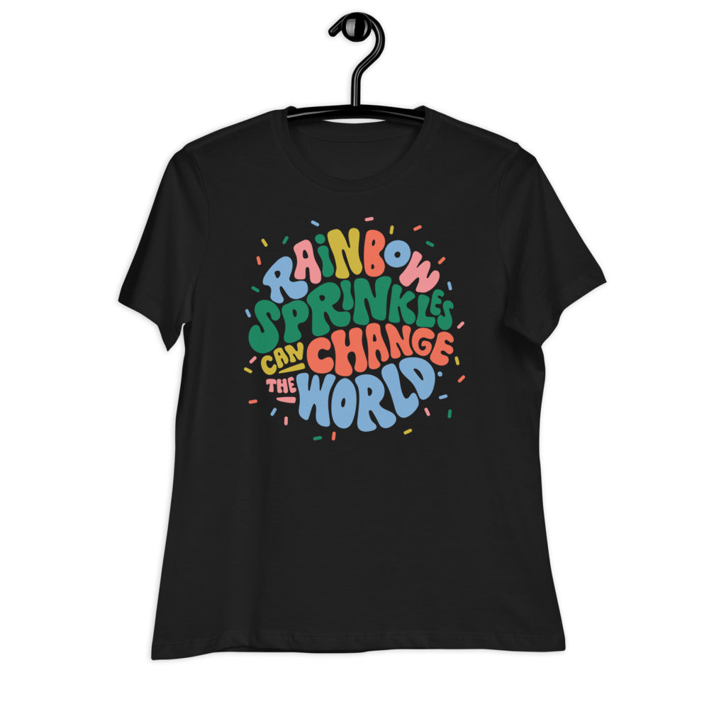 Rainbow Sprinkles — Women's Relaxed Tee