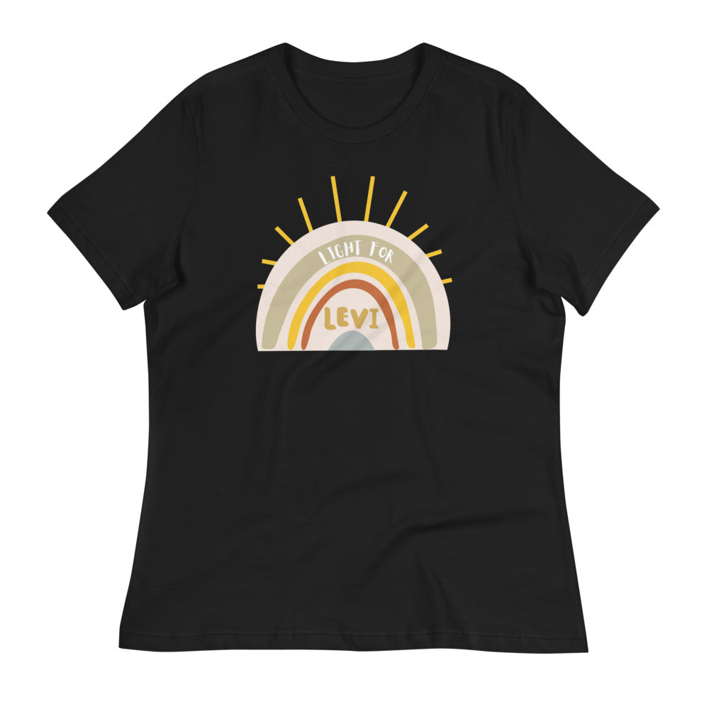 Light For Levi — Rainbow Relaxed Women's Tee