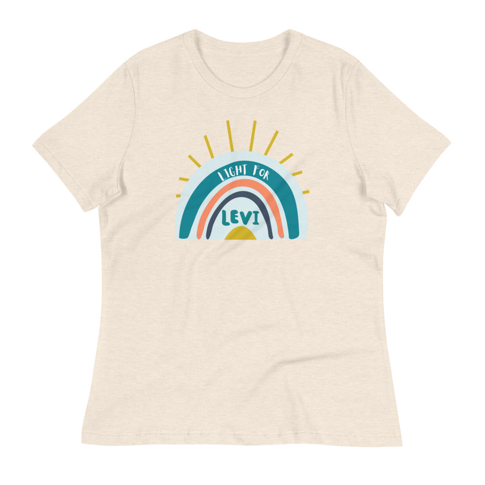 Light For Levi — Women's Relaxed Tee (Summer Blue)