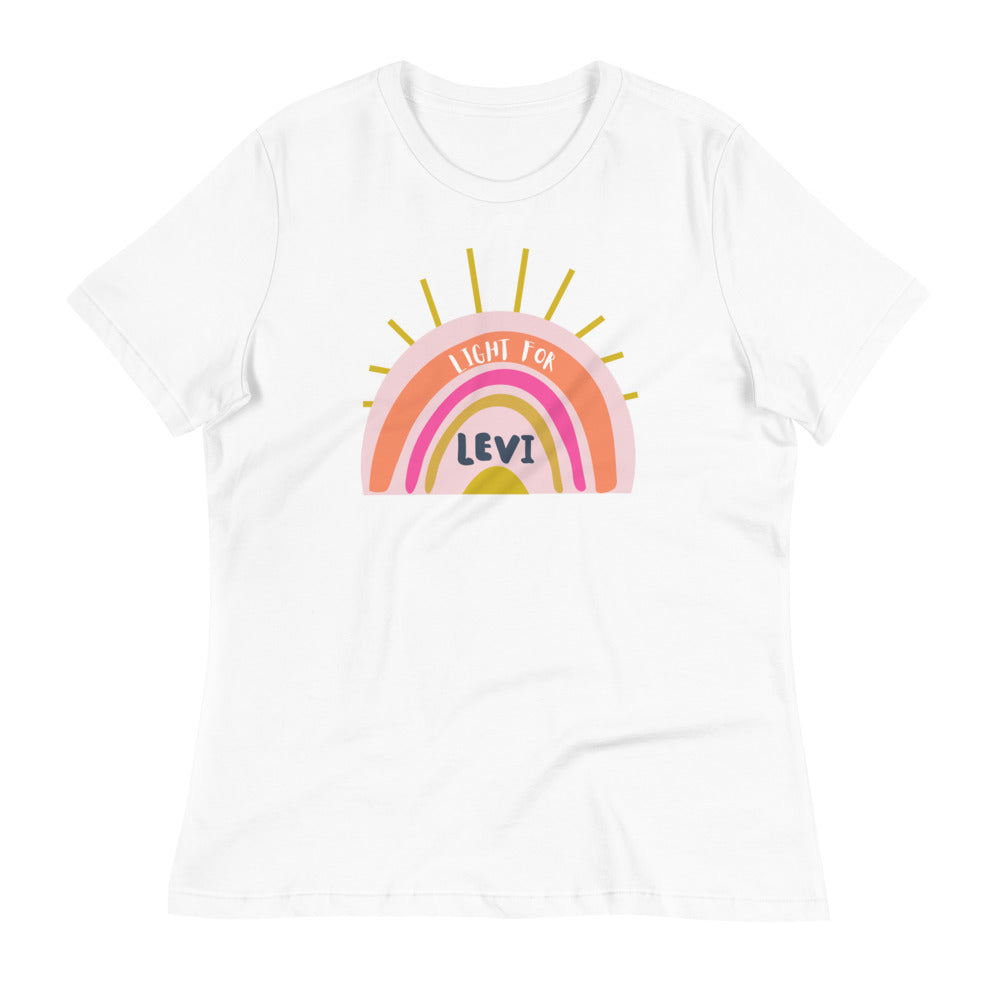 Light For Levi — Women's Relaxed Tee (Summer Pink)