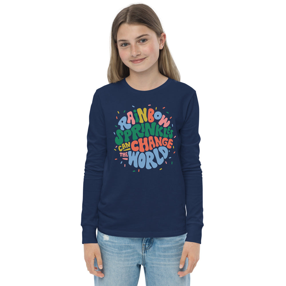 Rainbow Sprinkles — Youth Long Sleeve Tee