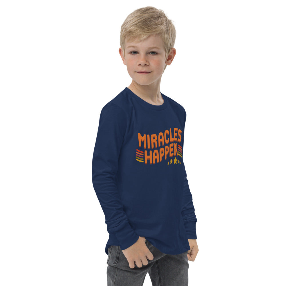 Miracles Happen — Youth Long Sleeve Tee