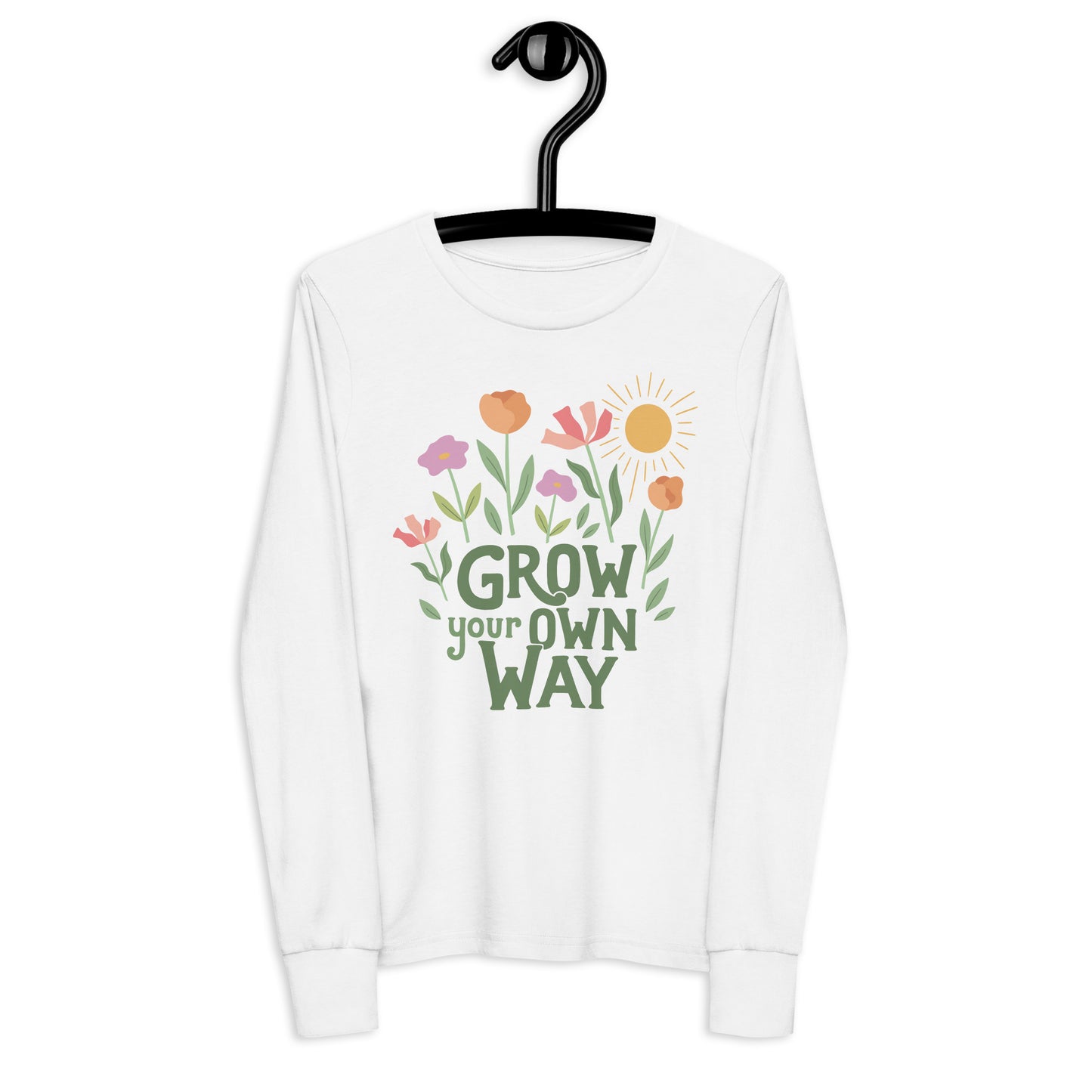 Grow Your Own Way — Youth Long Sleeve Tee