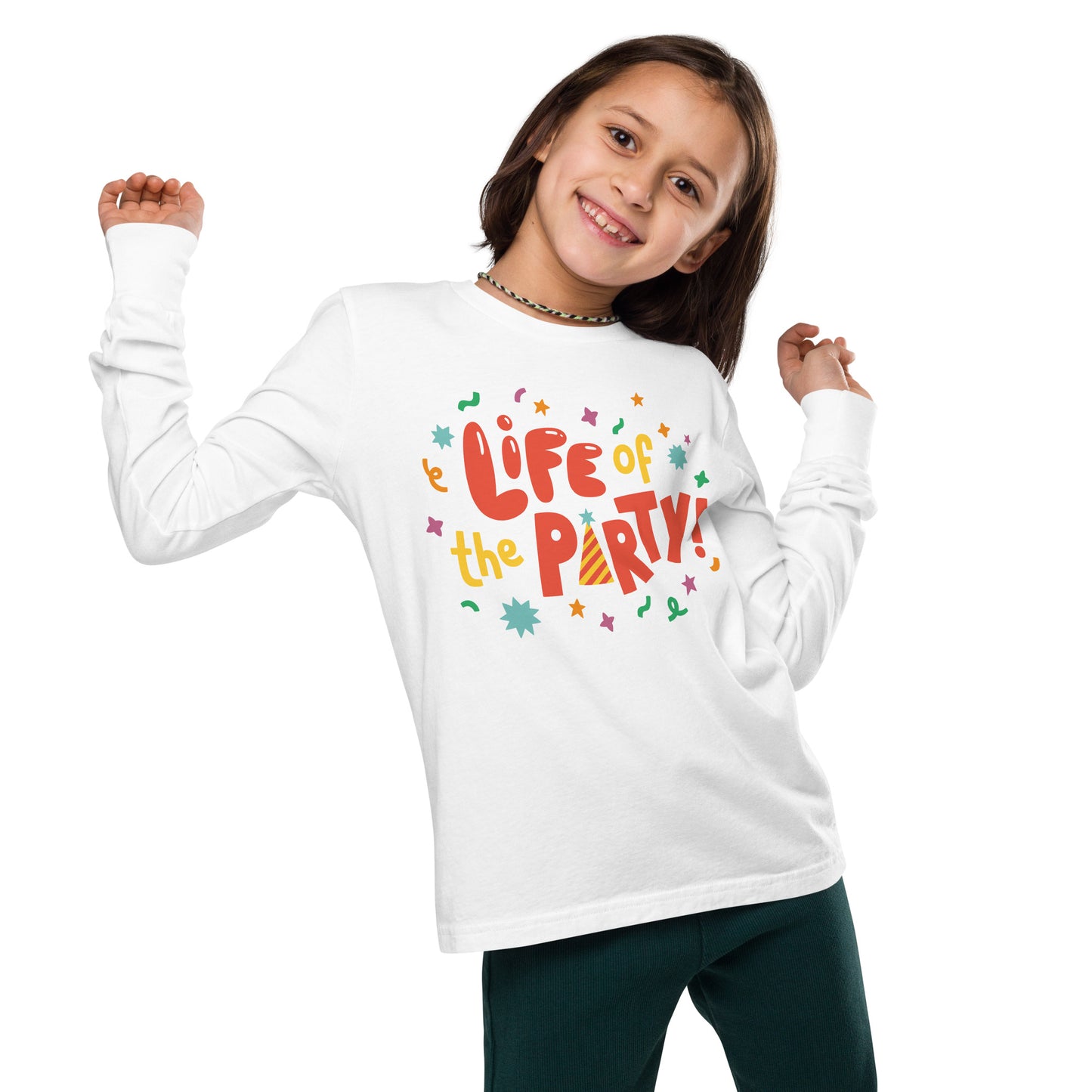 Life Of The Party — Youth Long Sleeve Tee