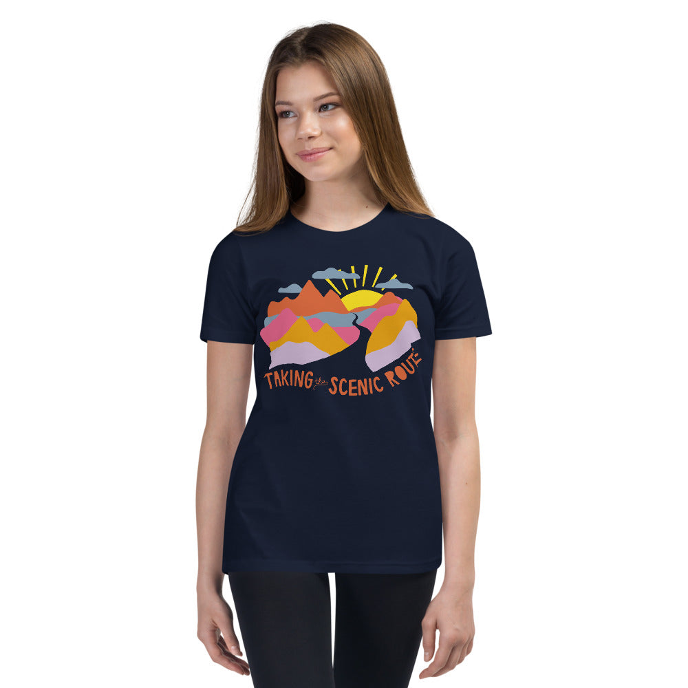 Taking The Scenic Route — Youth Tee