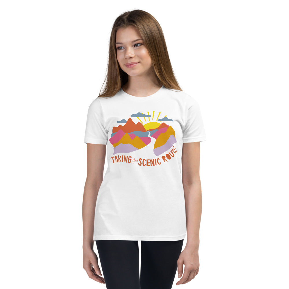 Taking The Scenic Route — Youth Tee