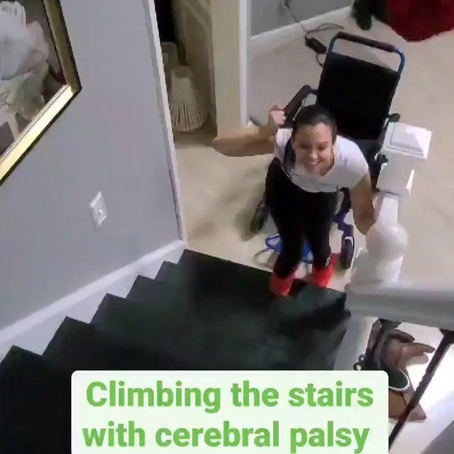 “Climbing the stairs with cerebral...