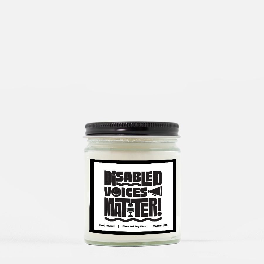 Disabled Voices Matter — 9oz Candle