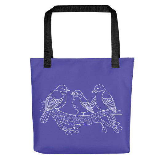 Three Little Birds — Vinyl Tote