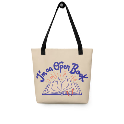 I'm am Open Book — Vinyl Tote