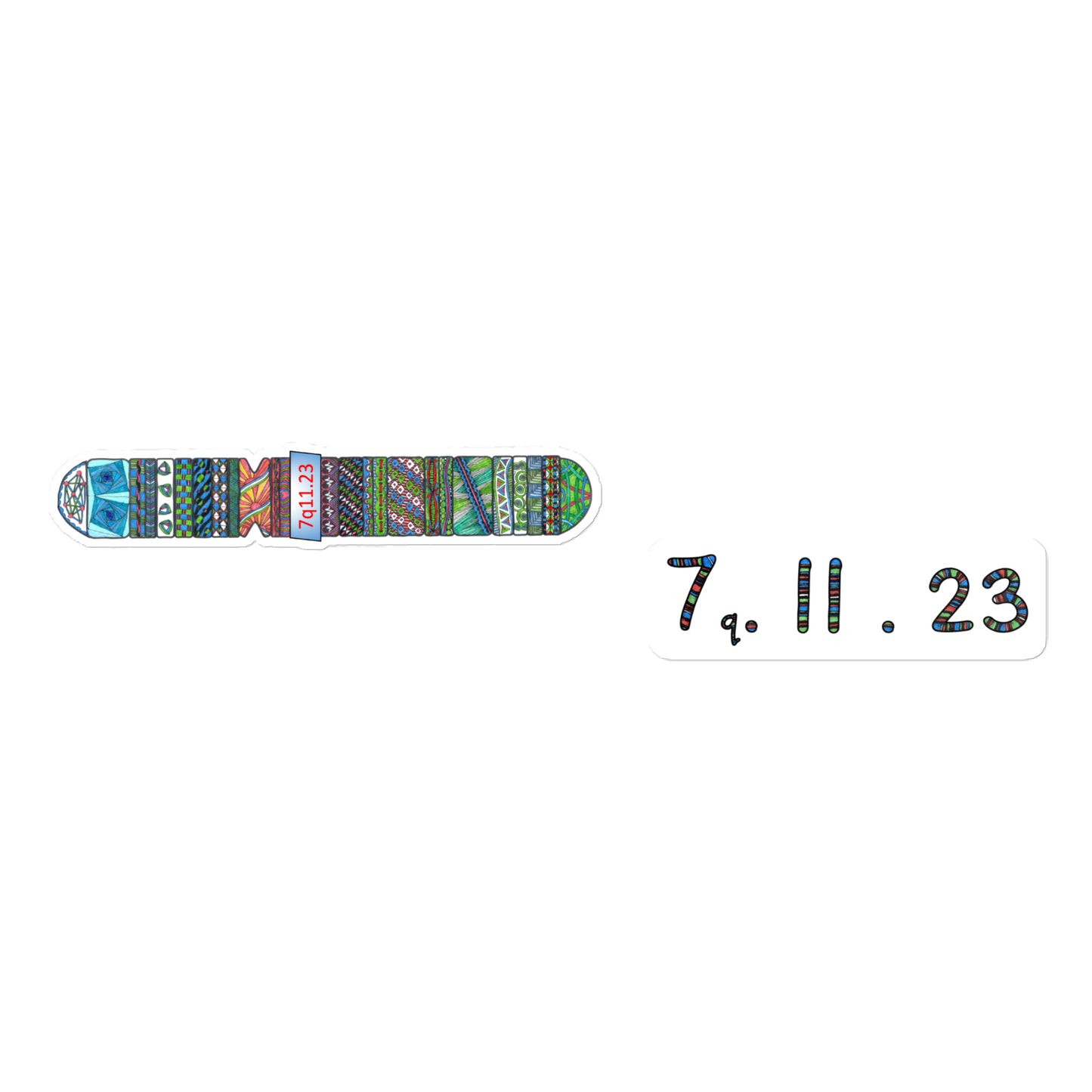 7q11.23 — Sticker Set