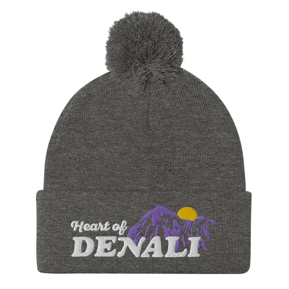 Heart of Denali — Pom Pom Beanie