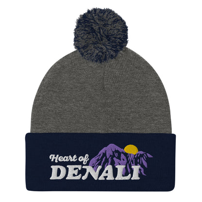 Heart of Denali — Pom Pom Beanie