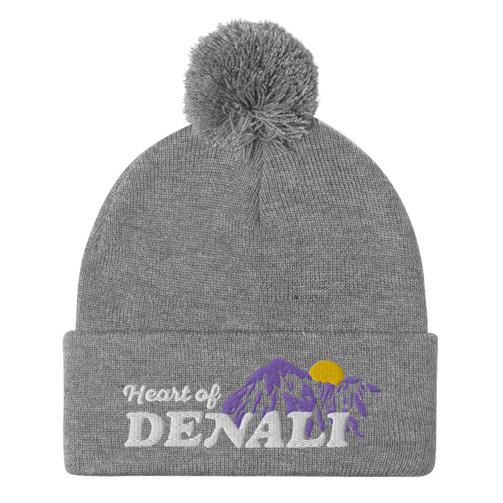 Heart of Denali — Pom Pom Beanie