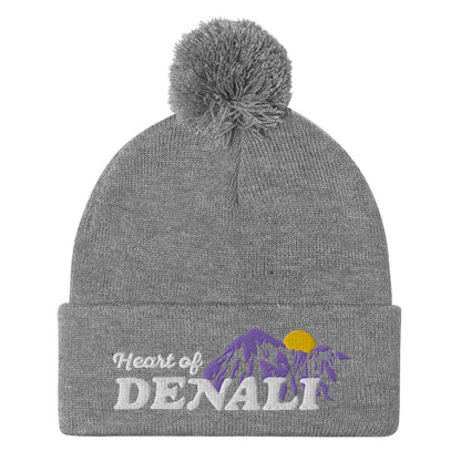 Heart of Denali — Pom Pom Beanie