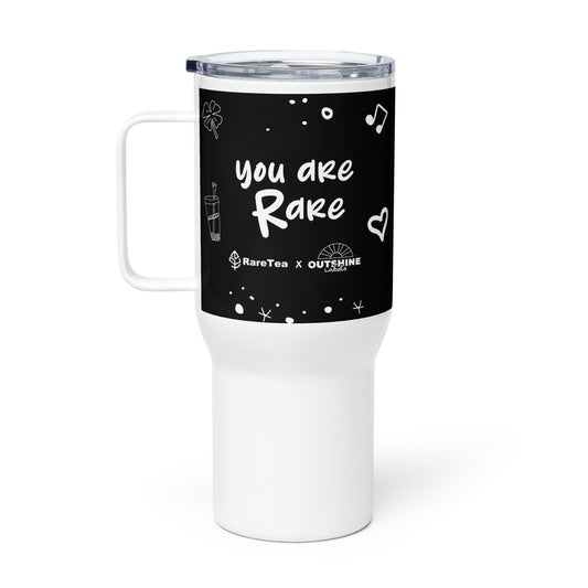 You Are Rare — 25oz Travel Tumbler with Handle.