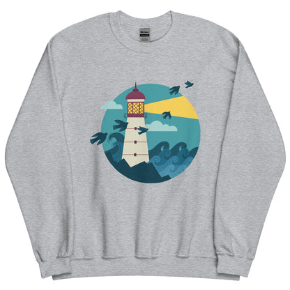 Lighthouse — Adult Unisex Crewneck Sweatshirt