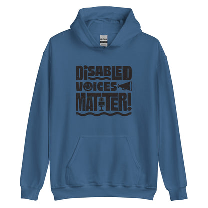 Disabled Voices Matter — Adult Unisex Hoodie