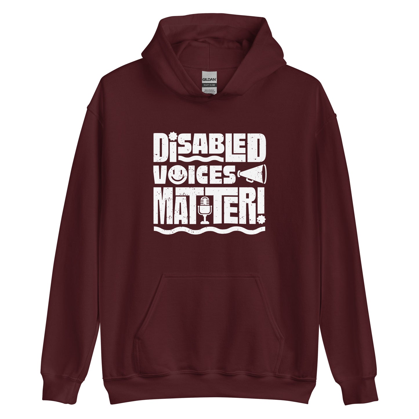 Disabled Voices Matter — Adult Unisex Hoodie