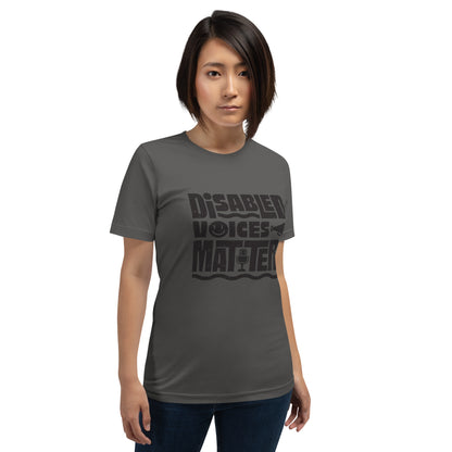 Disabled Voices Matter — Adult Unisex Tee