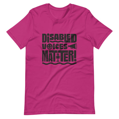 Disabled Voices Matter — Adult Unisex Tee