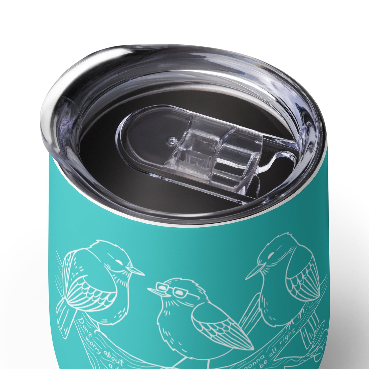 Three Little Birds — Wine Tumbler