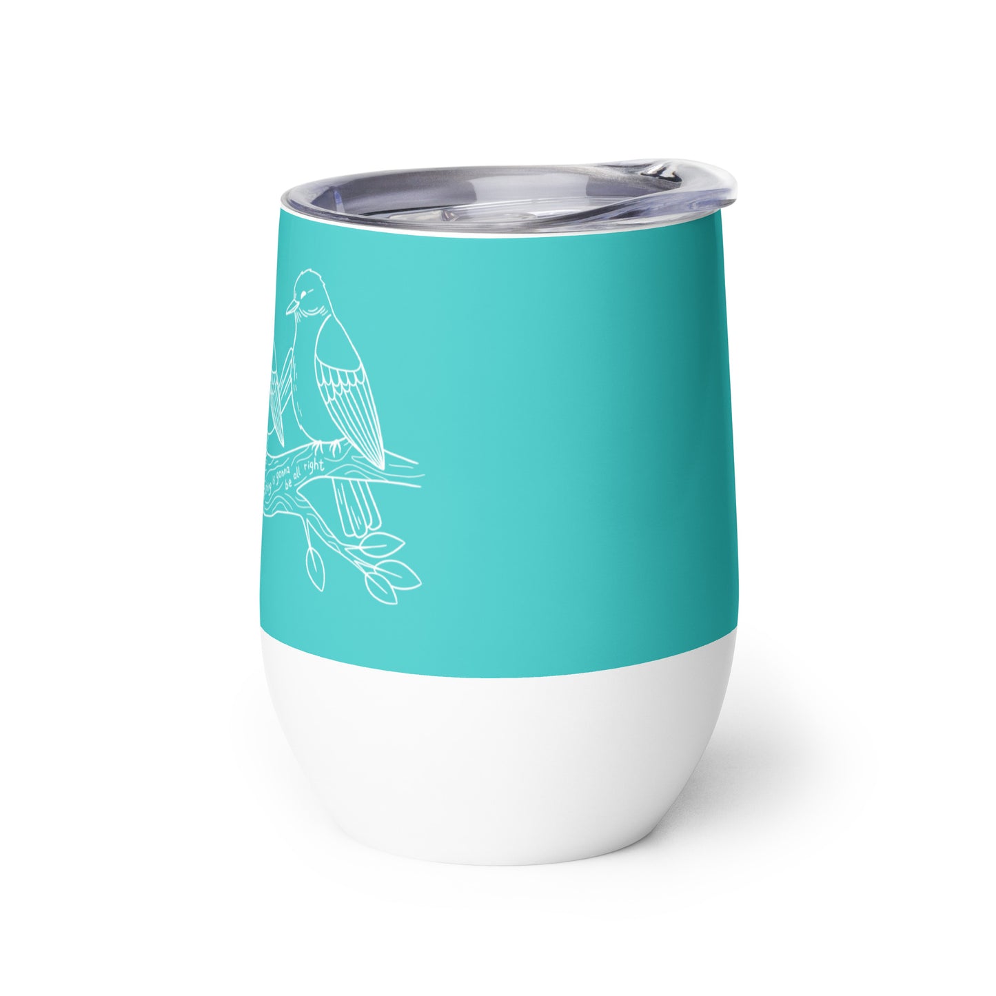 Three Little Birds — Wine Tumbler