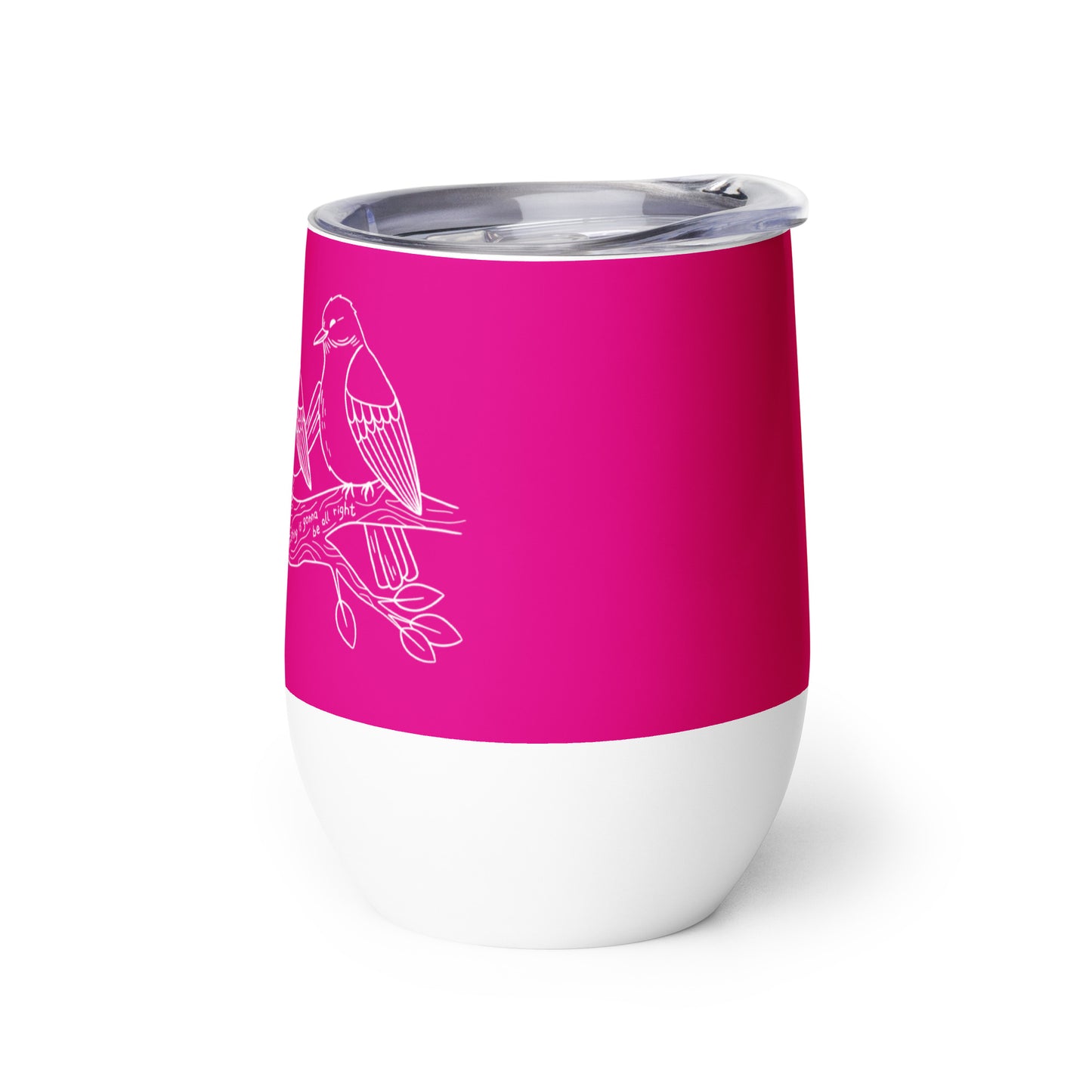 Three Little Birds — Wine Tumbler