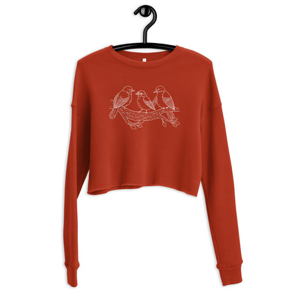 Three Little Birds — Crop Sweatshirt