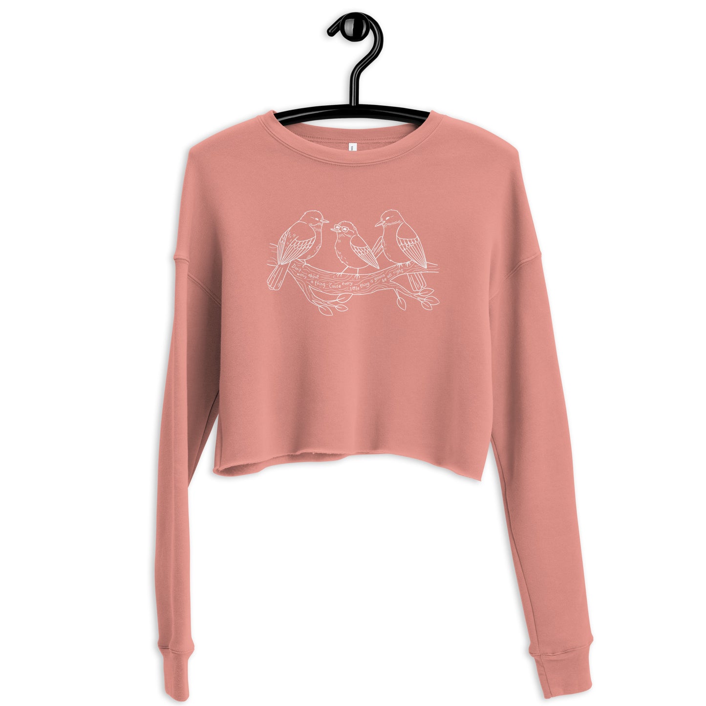 Three Little Birds — Crop Sweatshirt