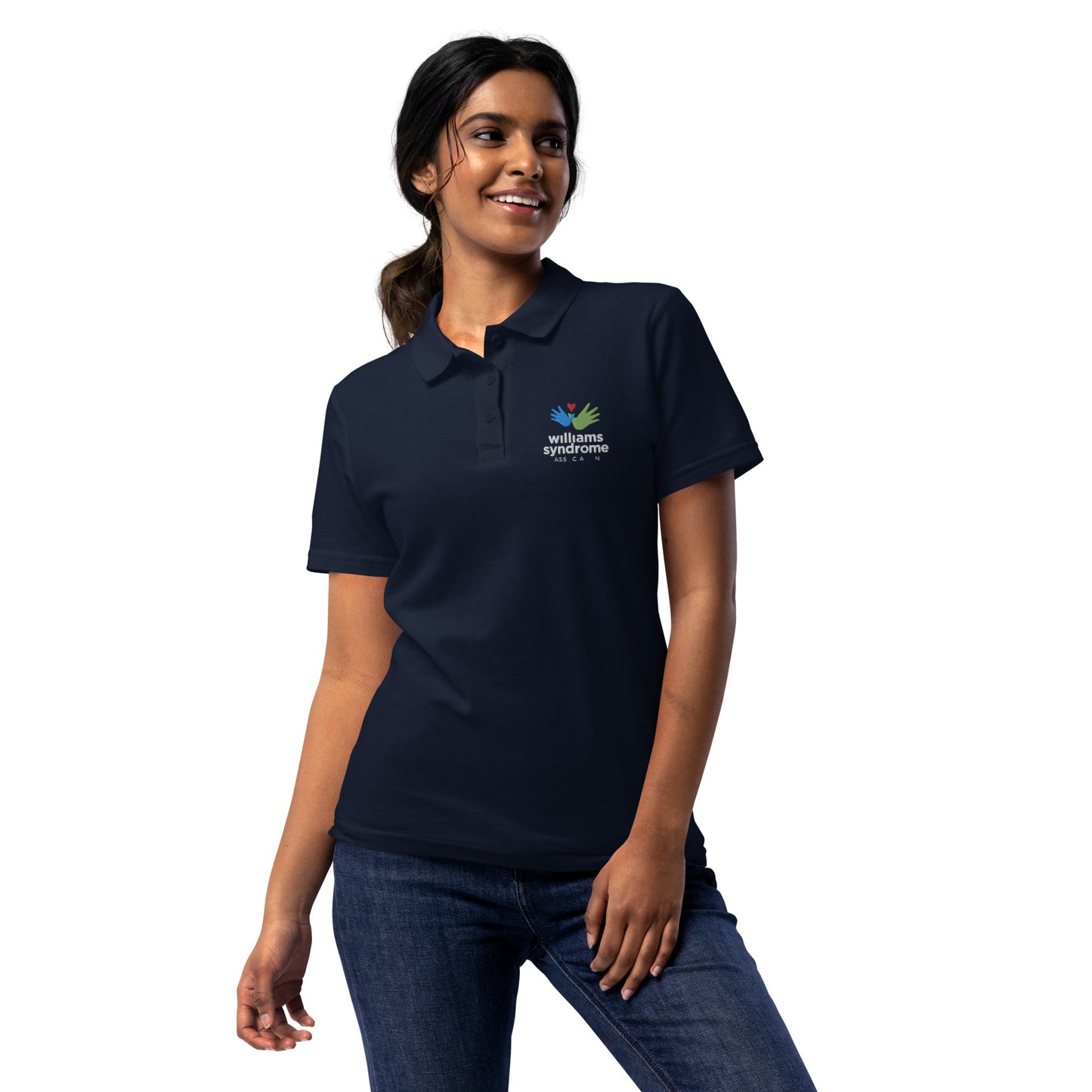 Williams Syndrome Association — Women’s Pique Polo Shirt (embroidered)