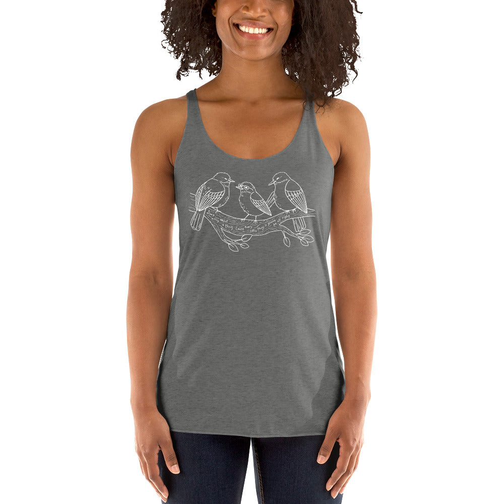 Three Little Birds — Women's Racerback Tank