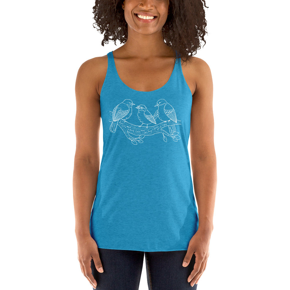 Three Little Birds — Women's Racerback Tank