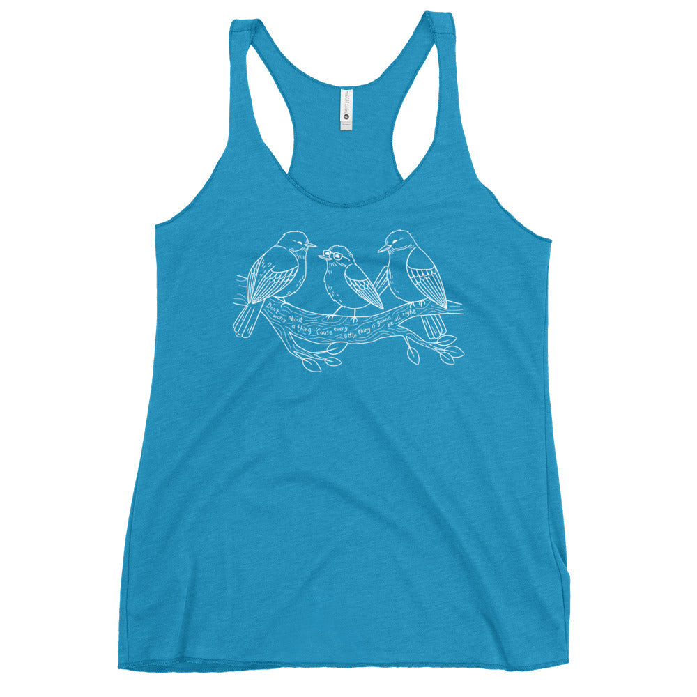 Three Little Birds — Women's Racerback Tank