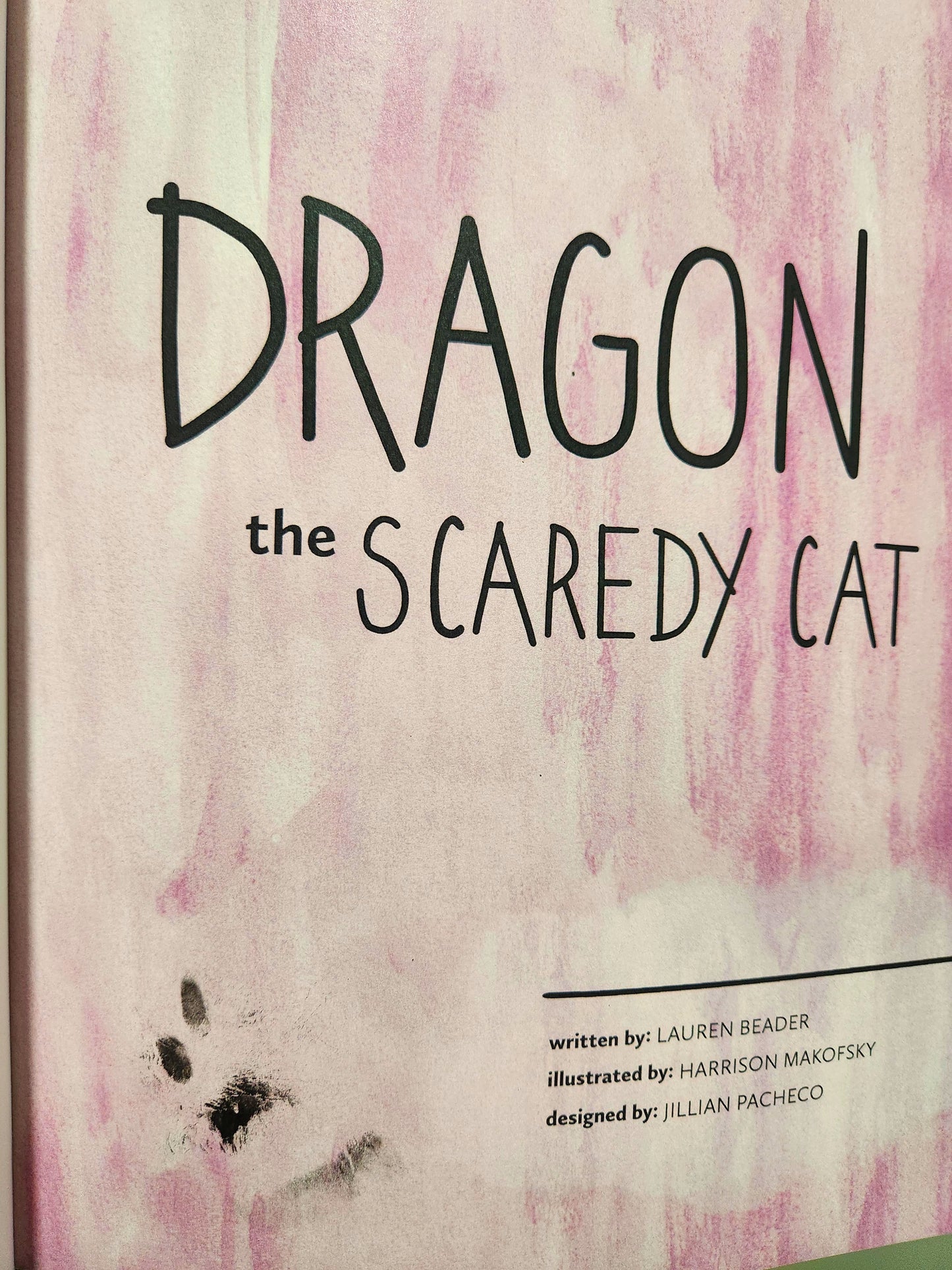 Dragon The Scaredy Cat Book — SIGNED COPY + FREE STICKER