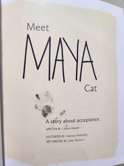 Meet Maya Cat Book — SIGNED COPY + FREE STICKER