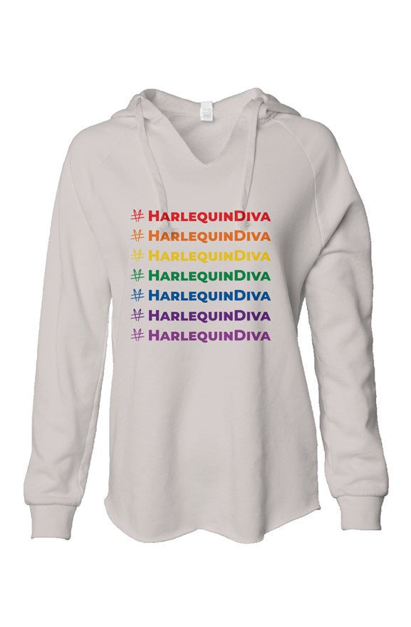 #HarlequinDiva — Womens Lightweight Hooded Sweatshirt