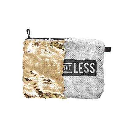 Never The Less — Sequin Cosmetic Bag