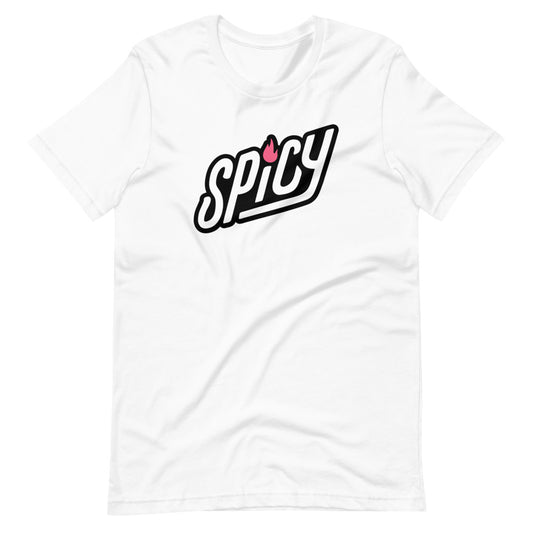 Spicy — Adult Unisex Tee (White)