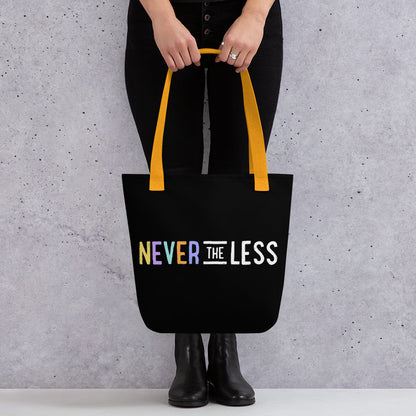 Never The Less — Vinyl Tote