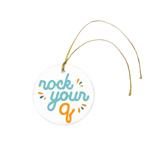 Rock Your Q — Ceramic Ornament