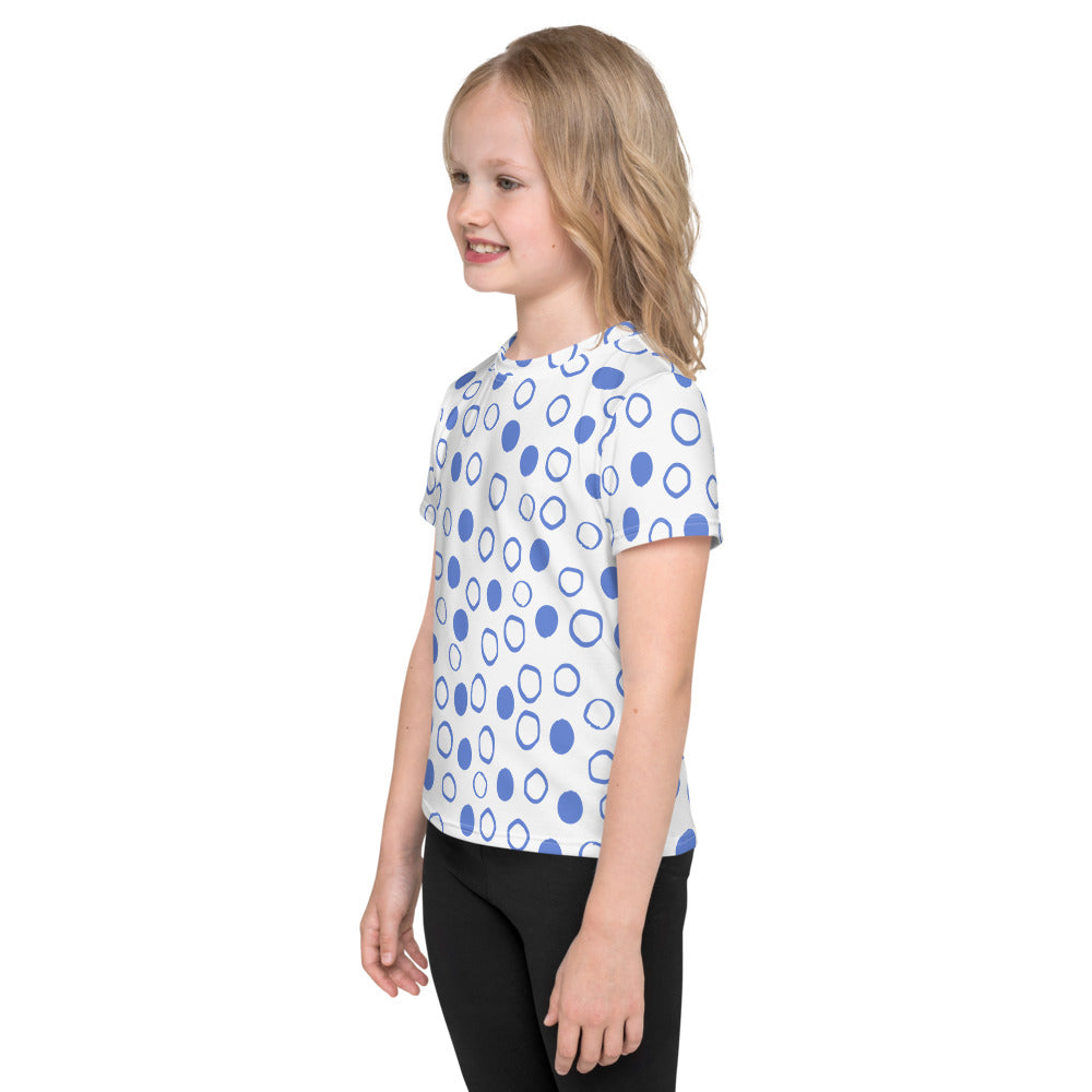 Blue Circles — Toddler Tee | Dance Happy Designs x Outshine Labels