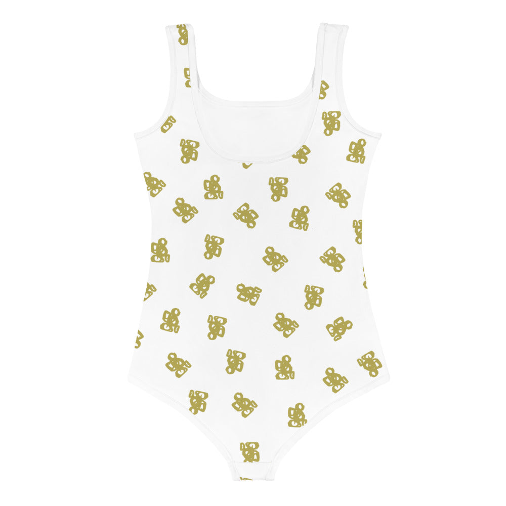 Yellow Shapes — Toddler Swimsuit | Dance Happy Designs x Outshine Labels