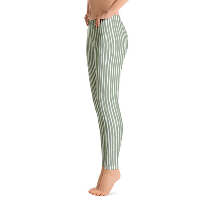 Green Lines — Women's Leggings | Dance Happy Designs x Outshine Labels