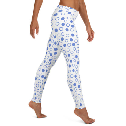 Blue Circles — Women's Leggings | Dance Happy Designs x Outshine Labels