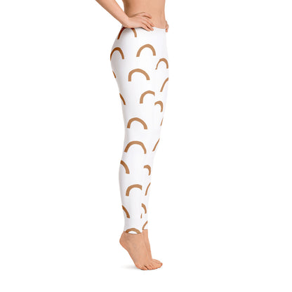 Tan Half Moons — Women's Leggings | Dance Happy Designs x Outshine Labels