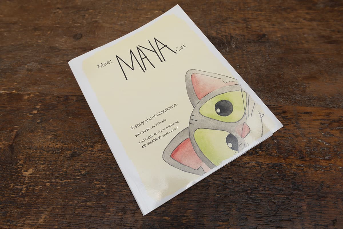Meet Maya Cat inclusive children's book